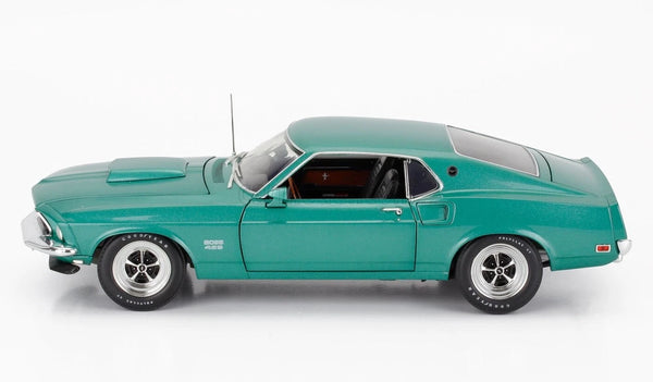 1:18 1969 Ford Mustang BOSS 429 - Silver Jade - Supercar Release