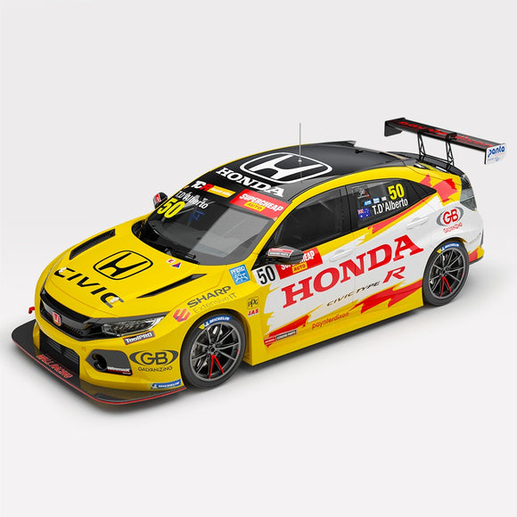 1:18 Honda Wall Racing #50 Honda Civic Type R TCR - 2022 TCR Australia Championship Winner