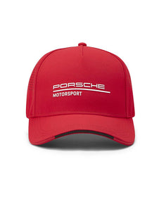 PORSCHE MOTORSPORT ADULTS BASEBALL CAP RED