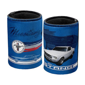 FORD MUSTANG BLUE CAN COOLER