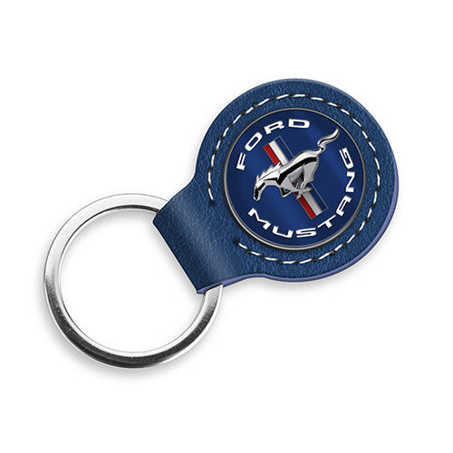 Red and White Ford MUSTANG KEYCHAIN 