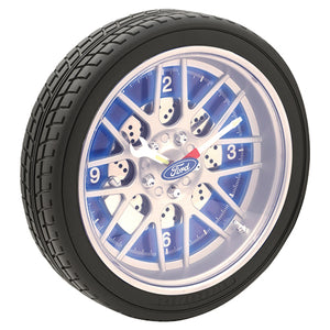 FORD LED TYRE WALL CLOCK