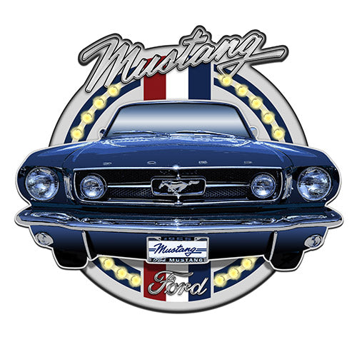 FORD Mustang Light up Tin Wall Sign