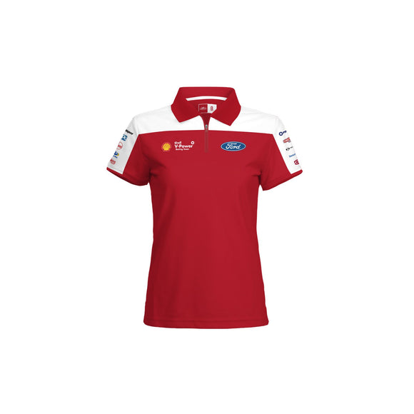 Shell V-Power Racing Women's Polo Red/White
